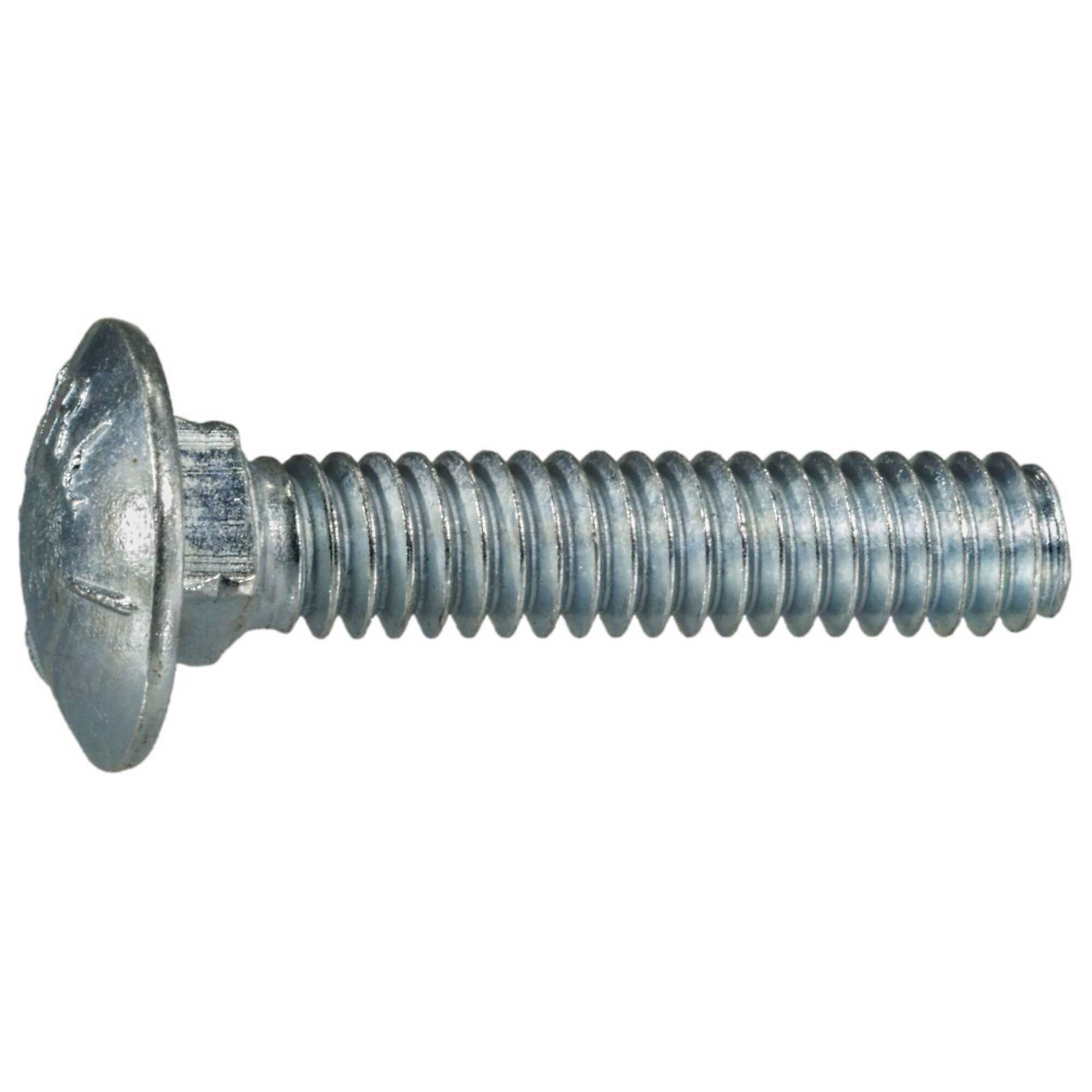Midwest Fastener Carriage Bolts - 1/4in.-20 x 1in., Zinc Plated Steel, Grade 5, Coarse Thread, 100 Pcs, Model# 07480